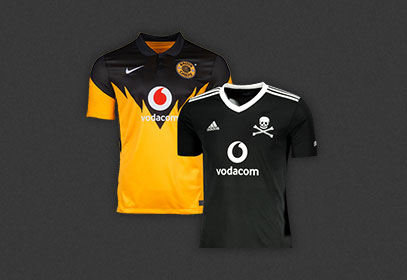 Get a FREE Kaizer Chiefs or Orlando Pirates jersey