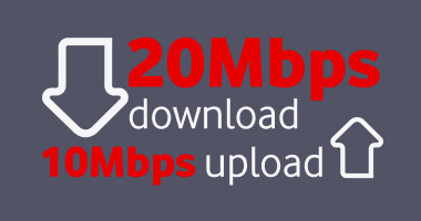 20/10Mbps Uncapped Fibre