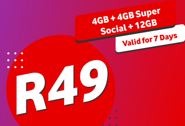 4GB + 4GB Super Social +12GB