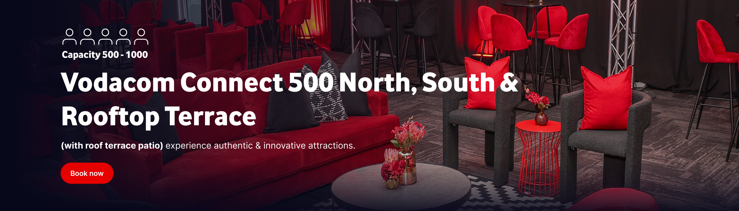 Vodacom Connect 500 North, South & Rooftop Terrace