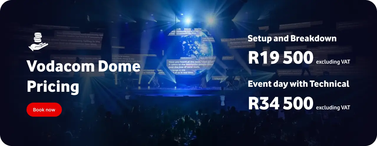 Vodacom Dome Pricing 
