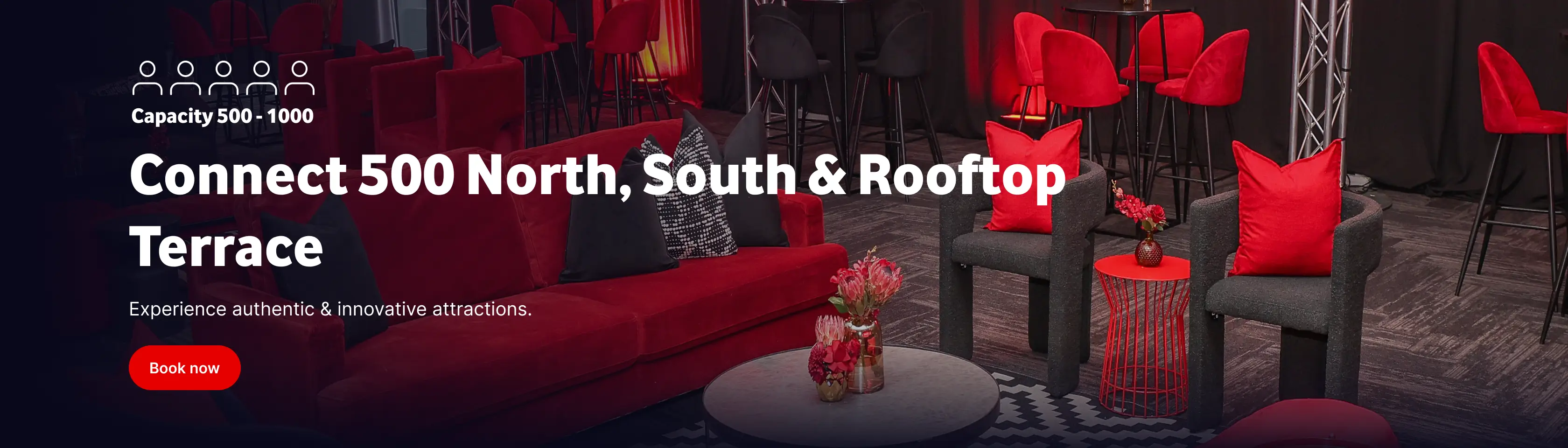 Vodacom Connect 500 North, South & Rooftop Terrace