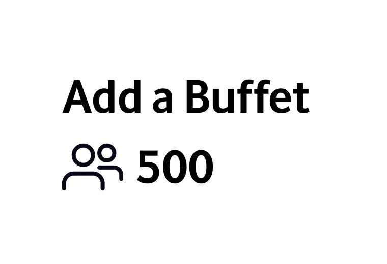 Add a Buffet