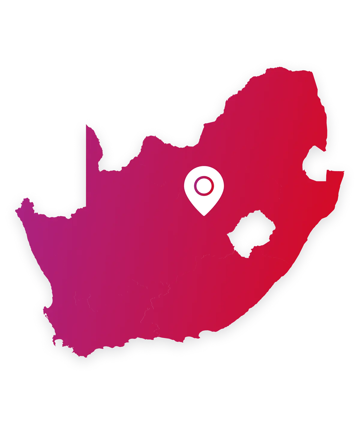 Image of the map of South Africa