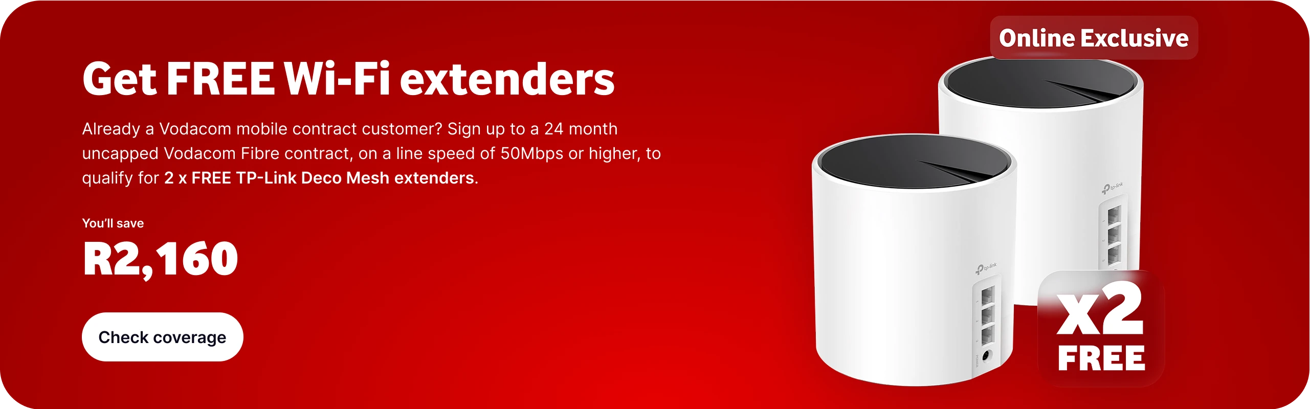 Get free wi-fi extenders