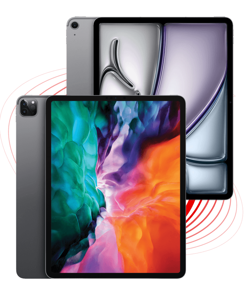 Sun's out, iPad's out.