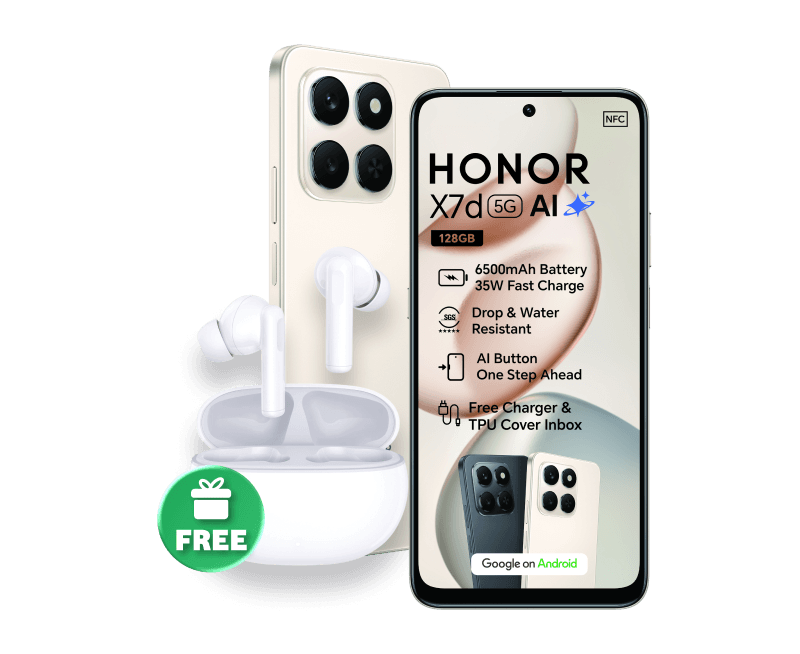 HONOR X7d+FreeEarbuds X7i