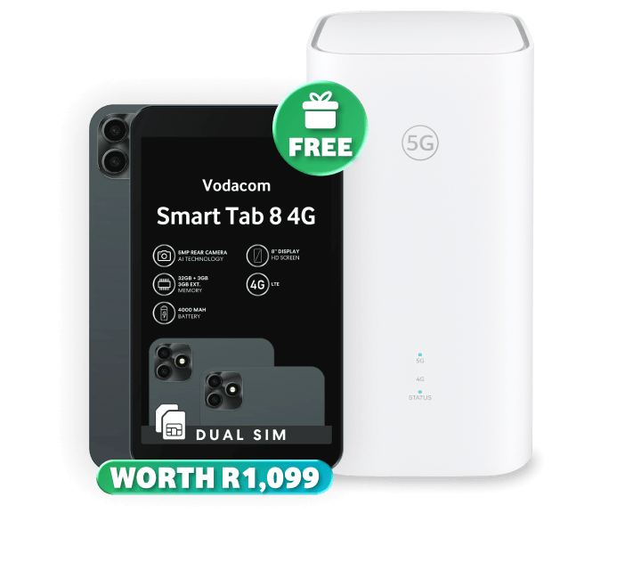 Home Internet + Vodacom Smart Tab 8