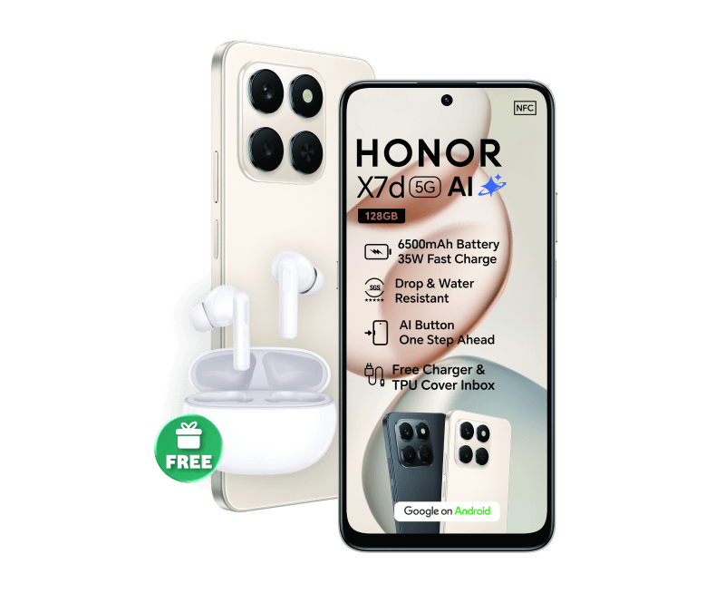 HONOR X7d+FreeEarbuds X7i