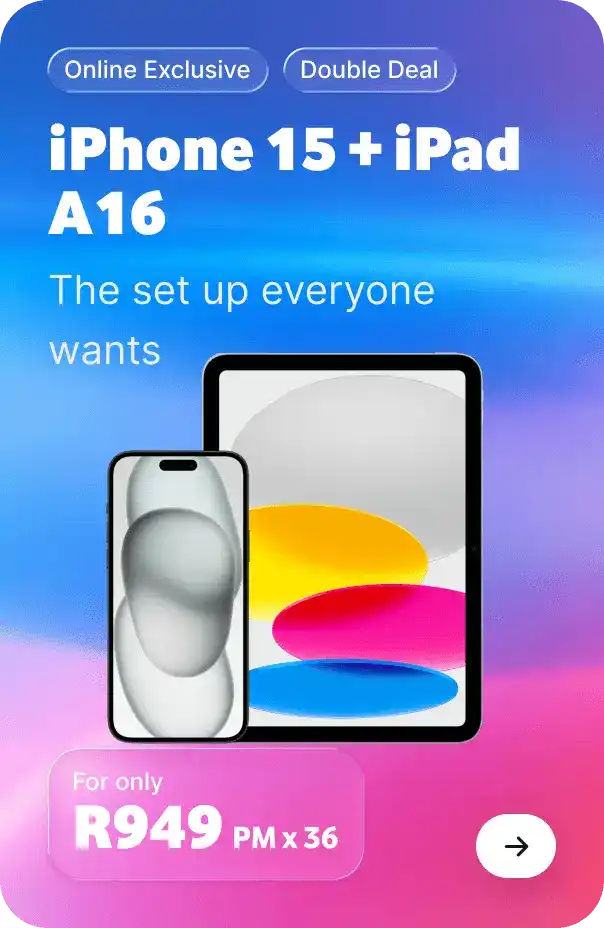 Apple iPhone 15 + iPad A16