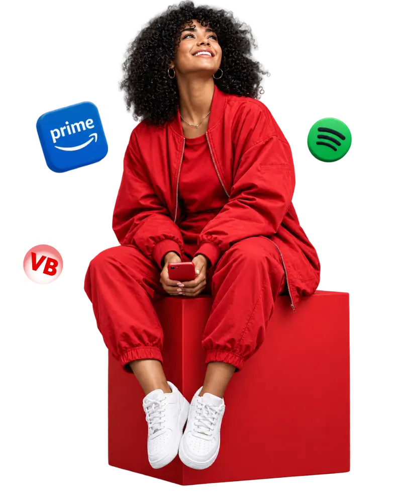 All the extras you love, with any RED plan