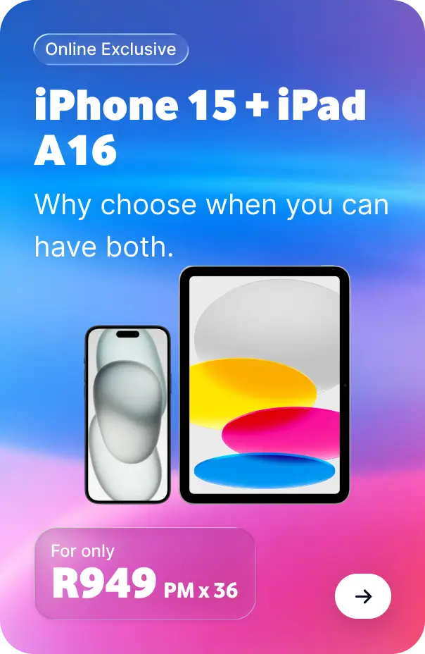 iPhone 15 + iPad A16