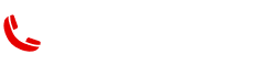 Red telephone handset icon