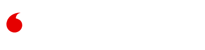 Vodacom red speech mark logo emblem